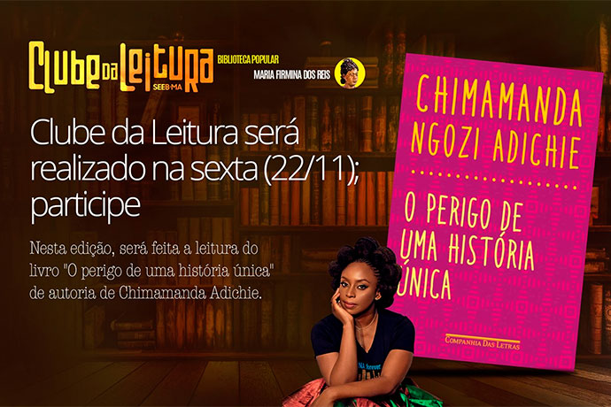 Clube da Leitura ser realizado na sexta-feira (22/11)