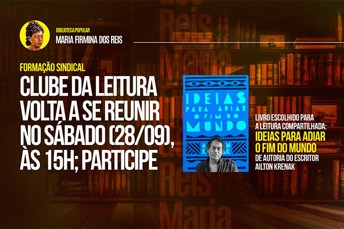 Clube da Leitura volta a se reunir no sbado (28/09)
